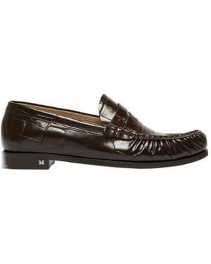 Max Mara Slip-On Loafers - Brown