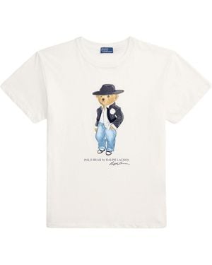 Polo Ralph Lauren Crew Neck Short Sleevet-Shirt - White