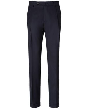 Berwich Barber Lux Dress Trousers - Blue