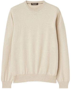 Loro Piana Classic Crewneck Jumper - Natural