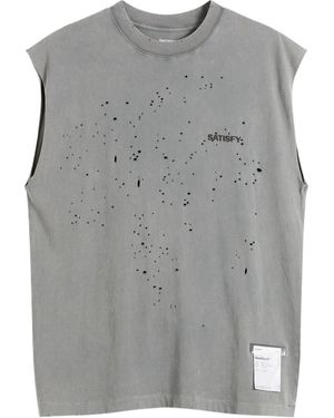 Satisfy Crew Neck Vest - Grey