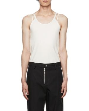 Dion Lee Density Double-Strap Tank Top - White