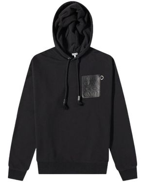 Loewe Relaxed Fit Hoodie - Black