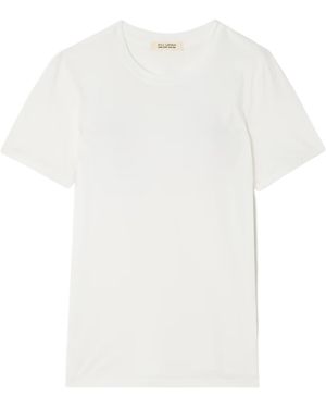 Nili Lotan Mariela Crew Neck T-Shirt - White