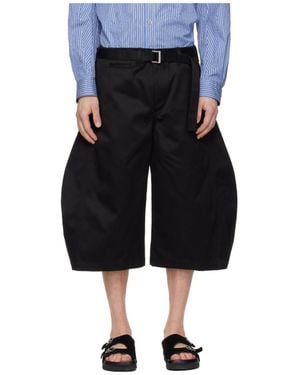 Sacai Belt Loop Shorts - Blue