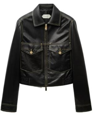 Versace Nappa Blouson - Black