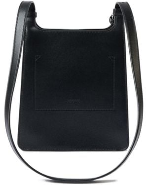 Jacquemus Logo Embossed Small Tablier Shoulder Bag - Black