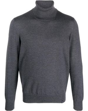 Fay Turtleneck Jumper - Grey