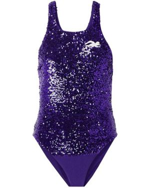 Tory Burch Sequined Bodysuit - Purple