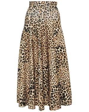 Norma Kamali Midi Skirts - Natural