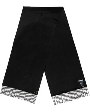 Prada Logo Midweight Scarf - Black