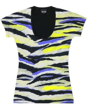 Just Cavalli Printed Short-Sleeved T-Shirt - Multicolour