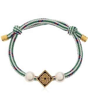 CASABLANCA Logo Bracelet - Metallic