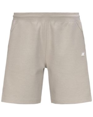 K-Way Keny Cotton Walk Shorts - Grey