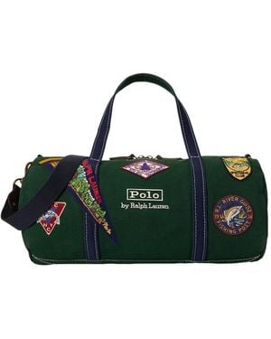 Polo Ralph Lauren Logo-Patch Duffel - Green