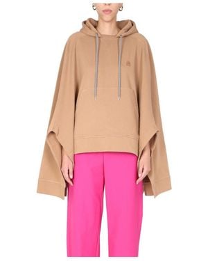 Ambush Drawstring Hooded Poncho - Pink