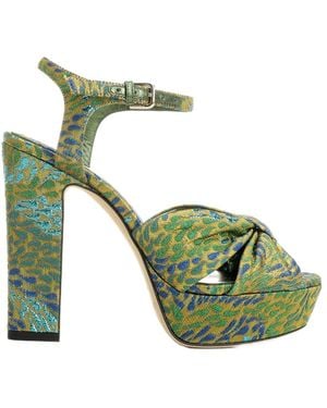 Jimmy Choo Heloise 120 Sandal - Green