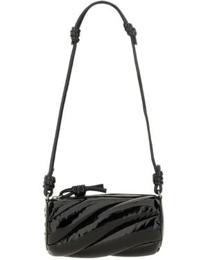 Fiorucci Zippered Shoulder Bag - Black