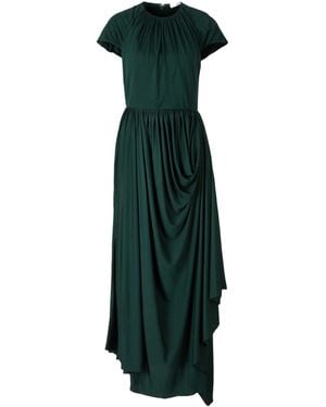 Givenchy Pleated Long Skirt - Green