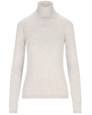 Brunello Cucinelli Turtleneck Jumper - White