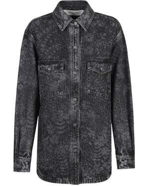 Golden Goose Buttoned Denim Shirt - Grey