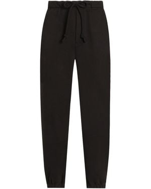 Dolce & Gabbana Elastic Waist Track Trousers - Black