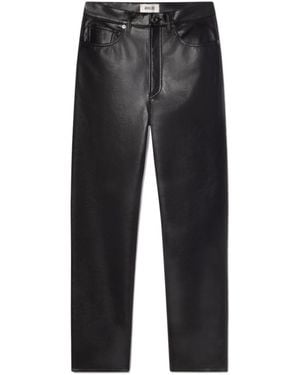 Agolde '90S Pinch Waist Straight Leg Trousers - Black