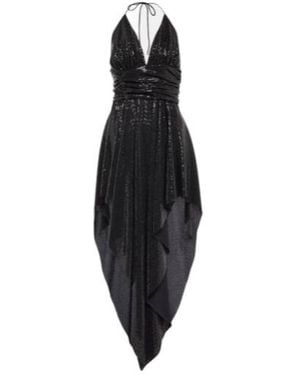 Alexandre Vauthier Sequined Halterneck Minidress - Black