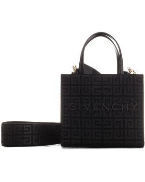 Givenchy G Embroidered Mini Tote Bag - Black