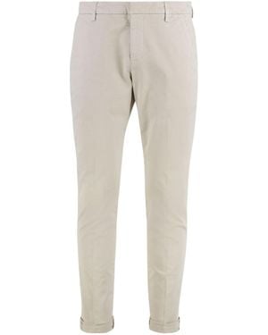 Dondup Gaubert Turn-Up Hem Trousers - Grey