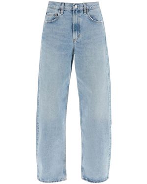 Agolde Mid-Rise Tapered-Leg Jeans - Blue