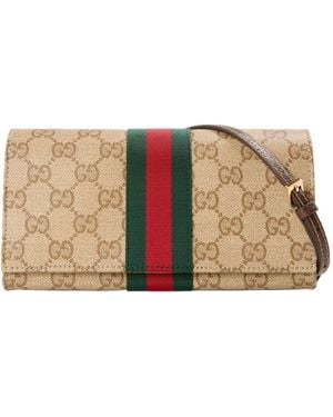 Gucci Printed Shoulder Bag - Natural