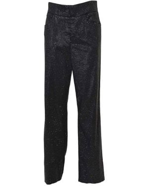 GIUSEPPE DI MORABITO Straight-Leg Embellished Pants - Black