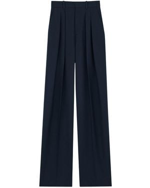 Saint Laurent Pleated Pants - Blue