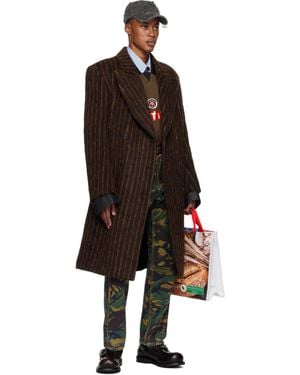 Martine Rose Double-Breasted Coat - Black