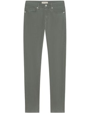 FRAME Mid-Rise Straight-Leg Jeans - Grey