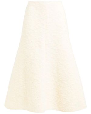 Chloé Solidcolor Flared Skirt - White