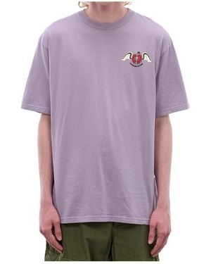 Undercover Crew Neck Short-Sleeved T-Shirt - Purple