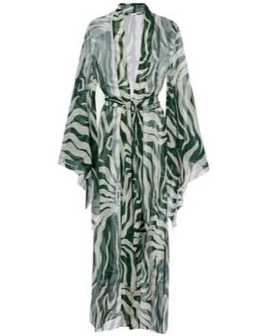 Johanna Ortiz Printed Beach Cover-Up - Green