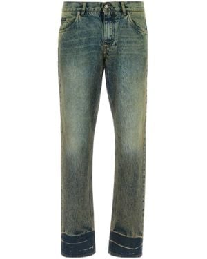 Dolce & Gabbana Logo Plaque Jeans - Green