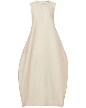 Rohe Linen And Silk-Blend Maxi Dress - White