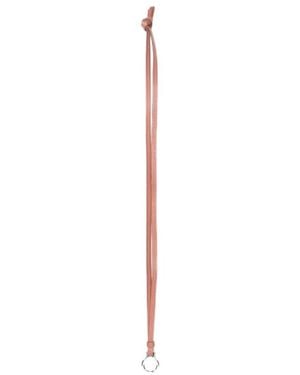 Stella McCartney Logo-Engraved Keyring Strap - White