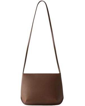Faune Large Single-Shoulder Bag - Brown