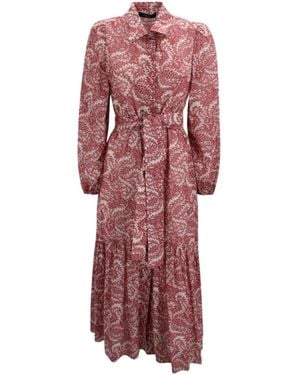 Weekend by Maxmara Dresses Cotton - Red