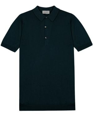 John Smedley Adrian Polo Shirt - Green