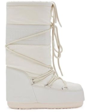 Moon Boot Comfortable And Stylish Flat Shoes - White