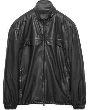 Prada Nappa Leather Jacket - Black