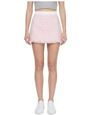 Marissa Chiara Plaid Skirt - Pink