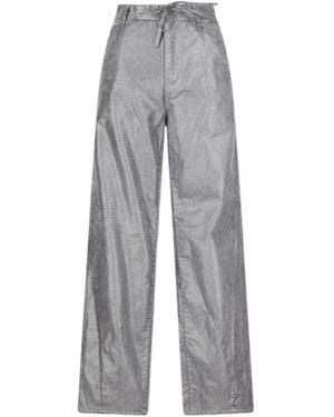 DARKPARK Drawstring Straight-Leg Jeans - Grey