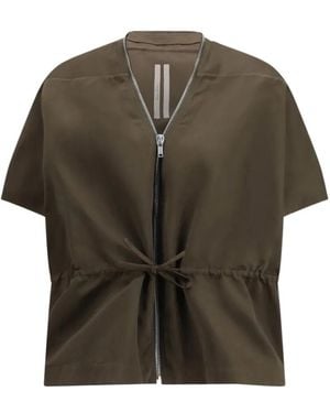 Rick Owens Sail Zipped Jacket - Green
